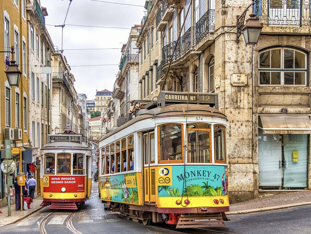 Trammetjes in Lissabon